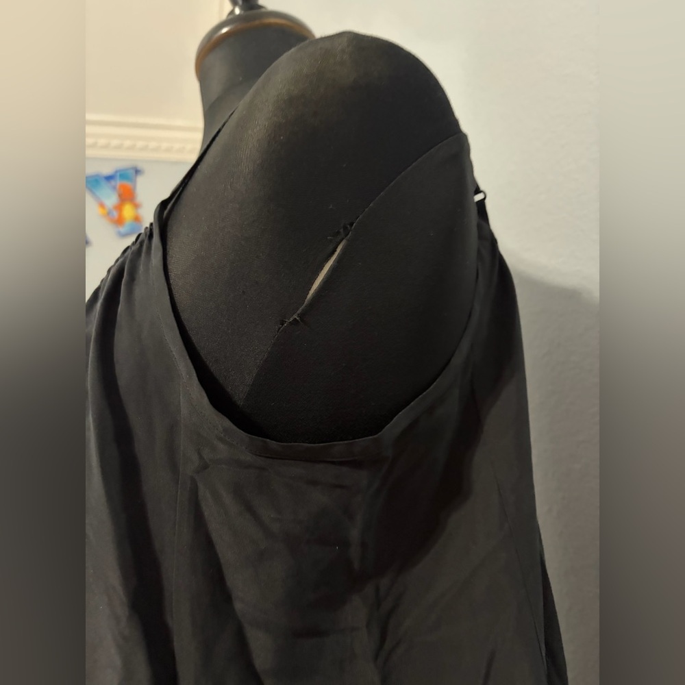 Eileen Fisher Black Maxi Slip Dress - Picture 5 of 6